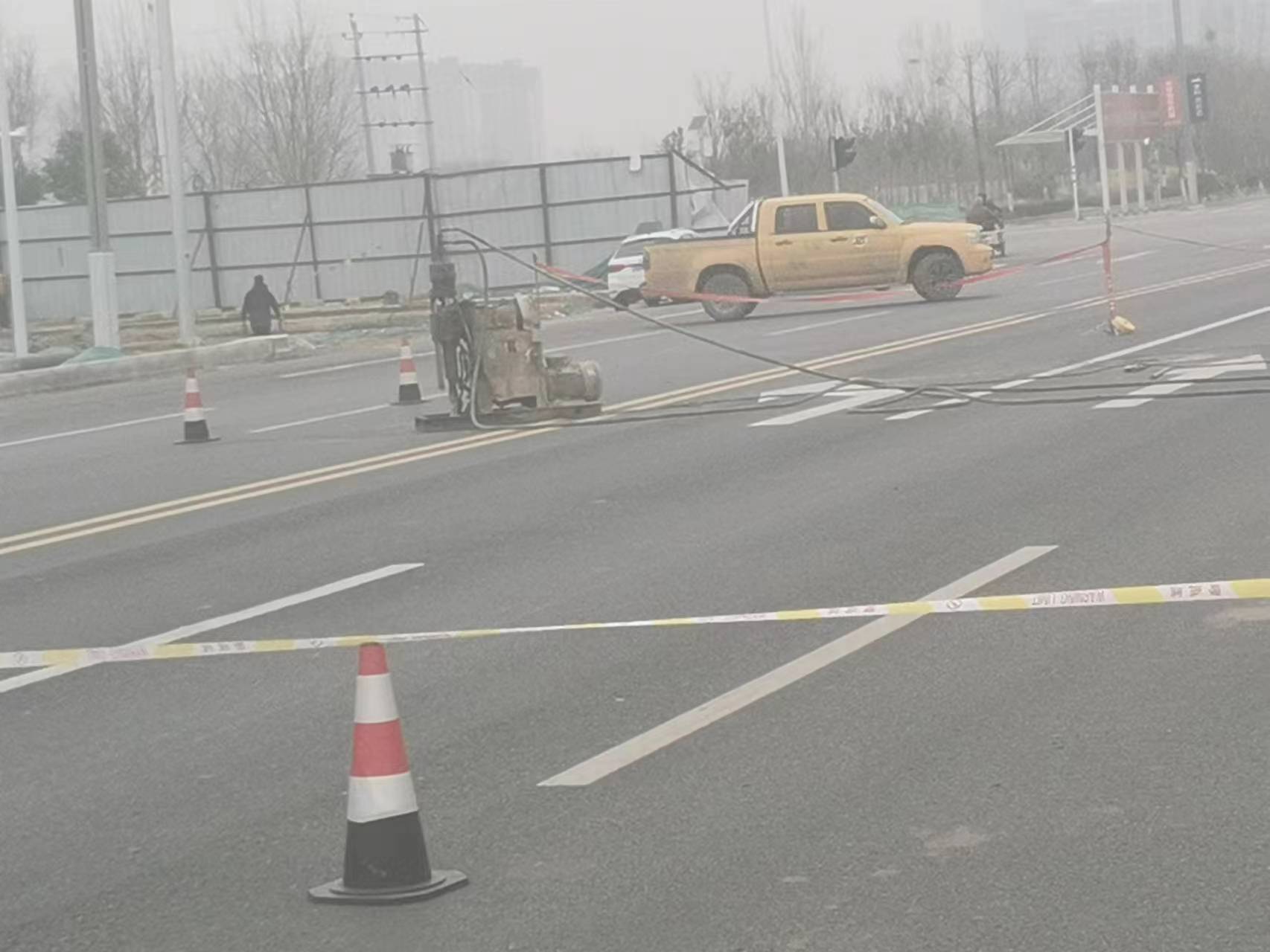 克井镇公路路基沉陷注浆